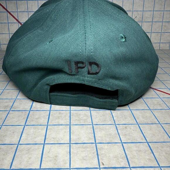 Vtg IPD Portland Snapback Hat Volvo Cap Engine Parts OEM RARE Green Velcra-o OS - Picture 5 of 7